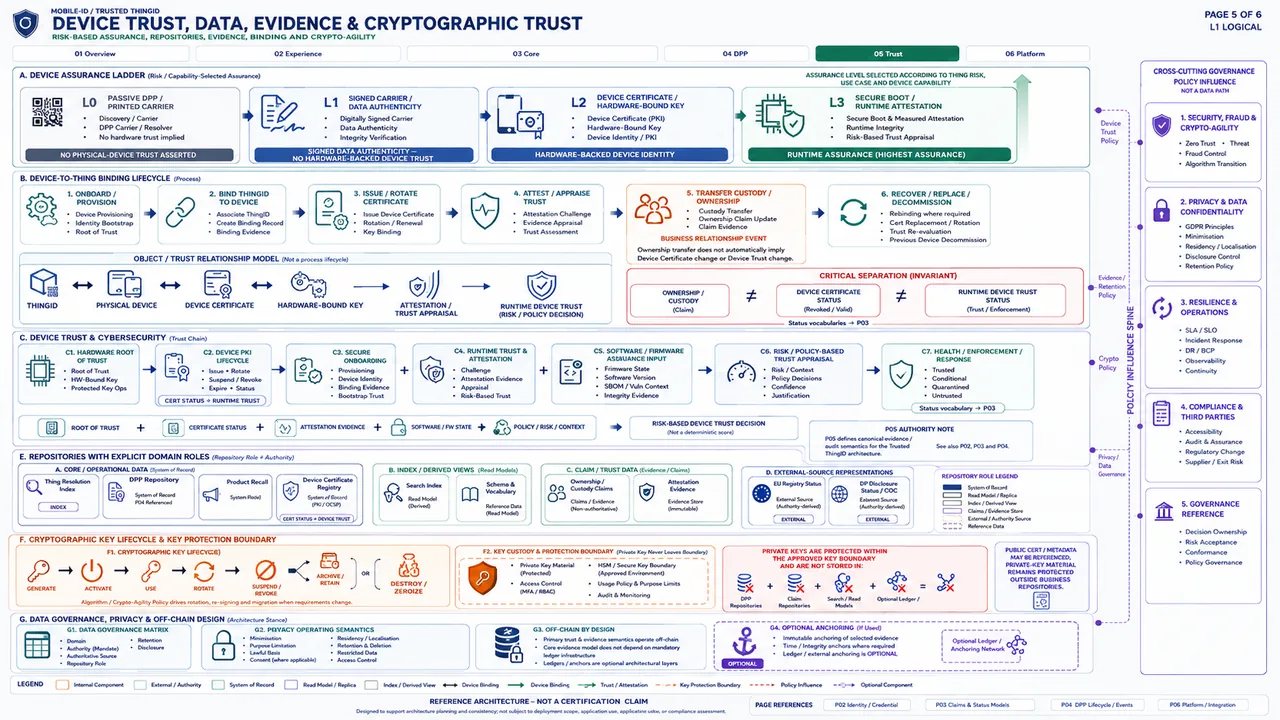 Device Trust, Data, Evidence & Cryptographic Trust